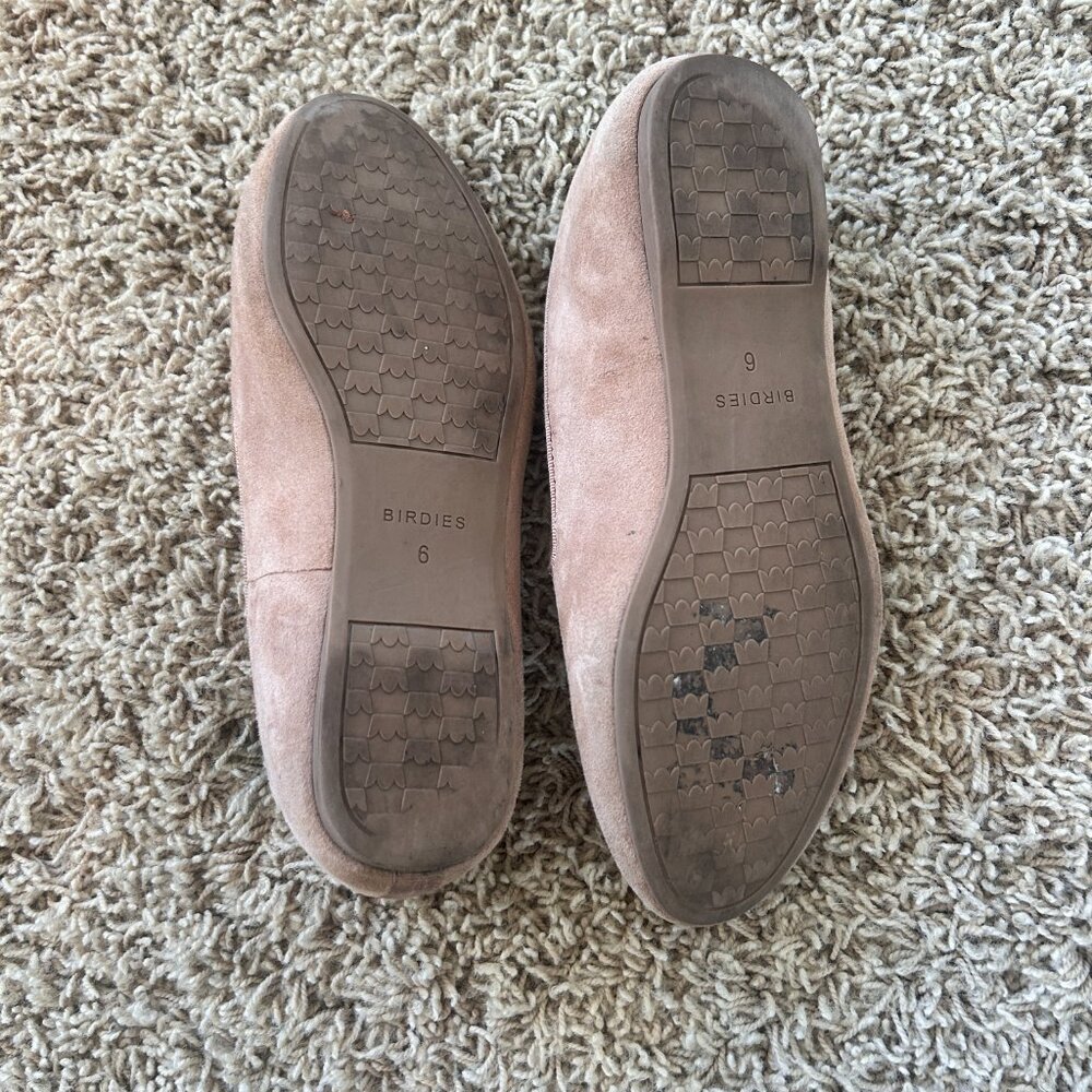 BIRDIES The Starling Loafers in Women's Size 6 in Latte Suede - Picture 7 of 9